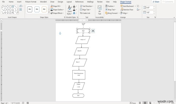 วิธีสร้างโฟลว์ชาร์ตใน Microsoft Word 