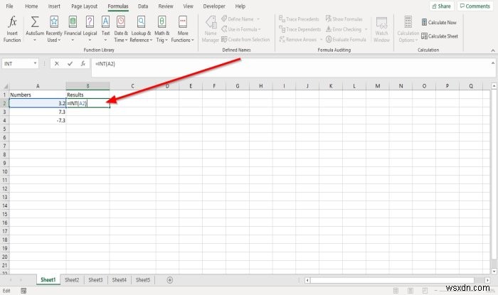 วิธีใช้ฟังก์ชัน INT และ LCM ใน Microsoft Excel 