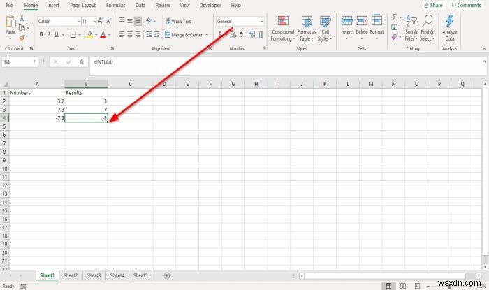 วิธีใช้ฟังก์ชัน INT และ LCM ใน Microsoft Excel 