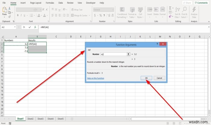 วิธีใช้ฟังก์ชัน INT และ LCM ใน Microsoft Excel 