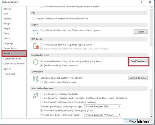 แก้ไขข้อผิดพลาดในการส่ง/รับ Outlook 0x8004102A 