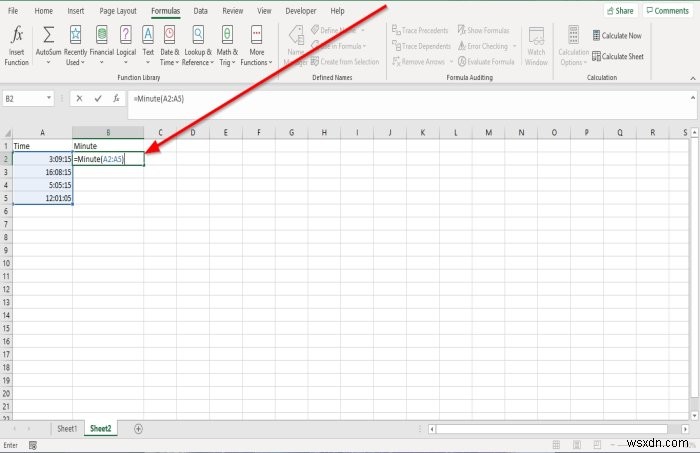 วิธีใช้ฟังก์ชันชั่วโมง นาที และวินาทีใน Microsoft Excel 