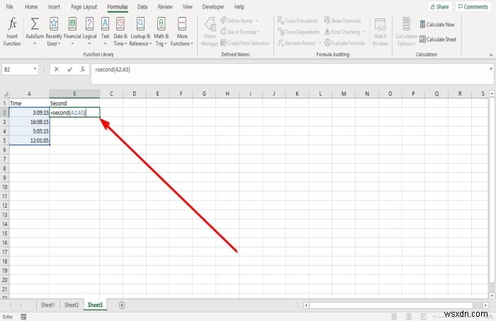 วิธีใช้ฟังก์ชันชั่วโมง นาที และวินาทีใน Microsoft Excel 