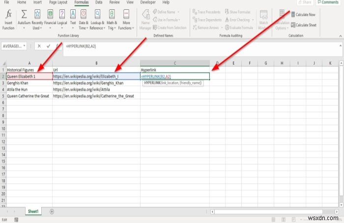 วิธีใช้ฟังก์ชันไฮเปอร์ลิงก์ใน Microsoft Excel 