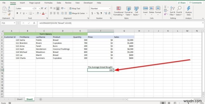 วิธีใช้ AVERAGEIF และ AVERAGEIFS ใน Microsoft Excel 