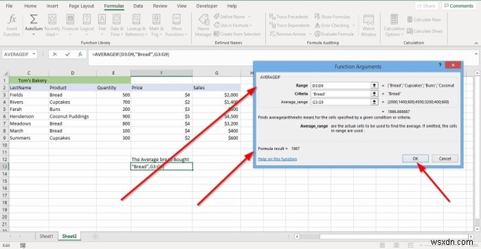 วิธีใช้ AVERAGEIF และ AVERAGEIFS ใน Microsoft Excel 