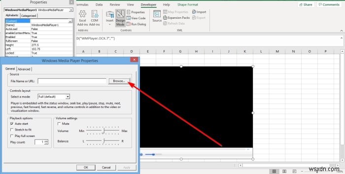 วิธีเล่นวิดีโอและเสียงใน Microsoft Excel 