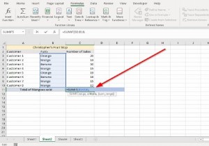 วิธีใช้ฟังก์ชัน SUMIF และ SUMIFS ใน Microsoft Excel 