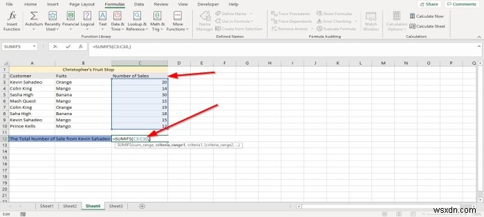 วิธีใช้ฟังก์ชัน SUMIF และ SUMIFS ใน Microsoft Excel 