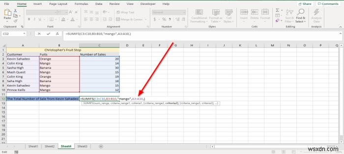 วิธีใช้ฟังก์ชัน SUMIF และ SUMIFS ใน Microsoft Excel 