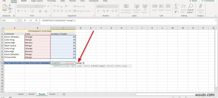 วิธีใช้ฟังก์ชัน SUMIF และ SUMIFS ใน Microsoft Excel 