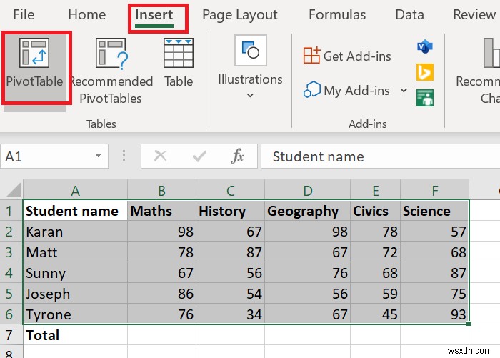 วิธีสร้าง Pivot Table และ Pivot Chart ใน Excel 