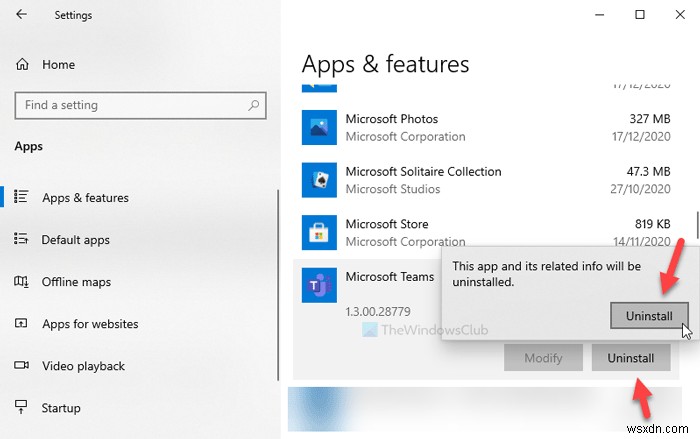 วิธีถอนการติดตั้ง Microsoft Teams จาก Windows และ Android อย่างสมบูรณ์ 