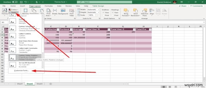วิธีเพิ่มหรือเปลี่ยนธีมสำหรับเวิร์กบุ๊กใน Excel 