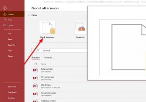 วิธีสร้างฐานข้อมูลใน Microsoft Access 