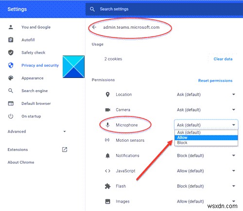 ไมโครโฟนไม่ทำงานใน Microsoft Teams บน Windows 11/10 