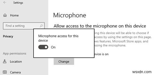ไมโครโฟนไม่ทำงานใน Microsoft Teams บน Windows 11/10 