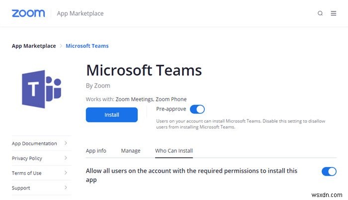 วิธีเพิ่ม Zoom ให้กับ Microsoft Teams 