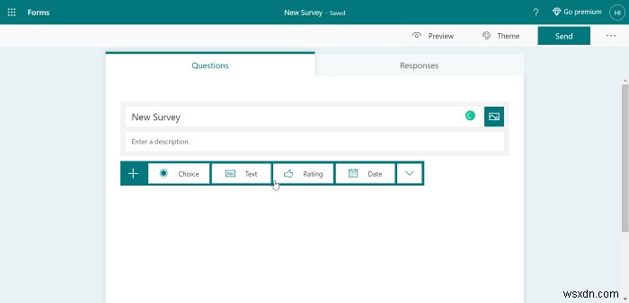 วิธีสร้างแบบสำรวจด้วย Microsoft Forms 