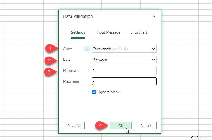 วิธีตั้งค่าขีด จำกัด อักขระใน Excel และ Google ชีต 