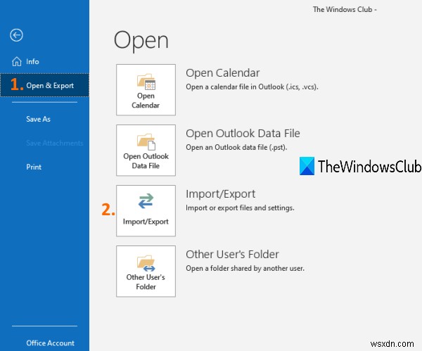 วิธีการนำเข้าหรือส่งออกคอลเลกชันของการสมัคร RSS Feed ใน Outlook 