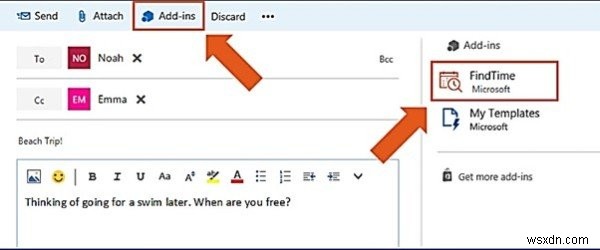 วิธีใช้ Microsoft FindTime เพื่อกำหนดเวลาการประชุมได้เร็วขึ้นบน Outlook 