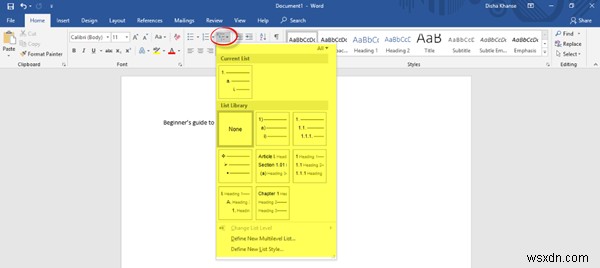 บทแนะนำ Microsoft Word สำหรับผู้เริ่มต้น – คำแนะนำในการใช้งาน