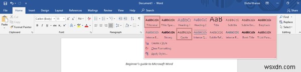 บทแนะนำ Microsoft Word สำหรับผู้เริ่มต้น – คำแนะนำในการใช้งาน