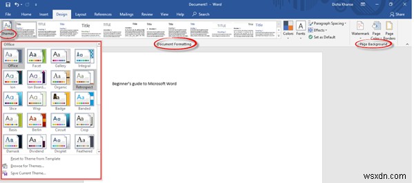 บทแนะนำ Microsoft Word สำหรับผู้เริ่มต้น – คำแนะนำในการใช้งาน