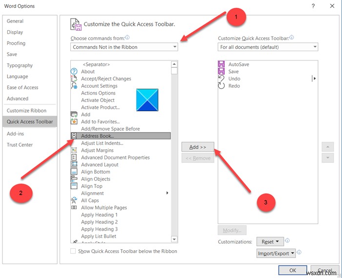 วิธีแทรก Outlook Contacts ลงใน Word 