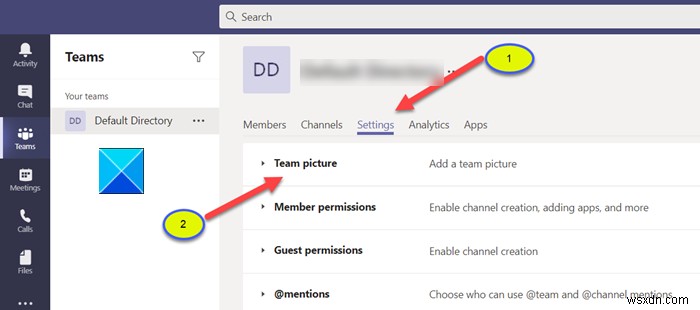 วิธีเปลี่ยนรูปภาพของทีมใน Microsoft Teams 