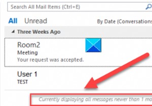 อีเมลบางฉบับเท่านั้นที่ซิงโครไนซ์ในไคลเอนต์เดสก์ท็อป Outlook 