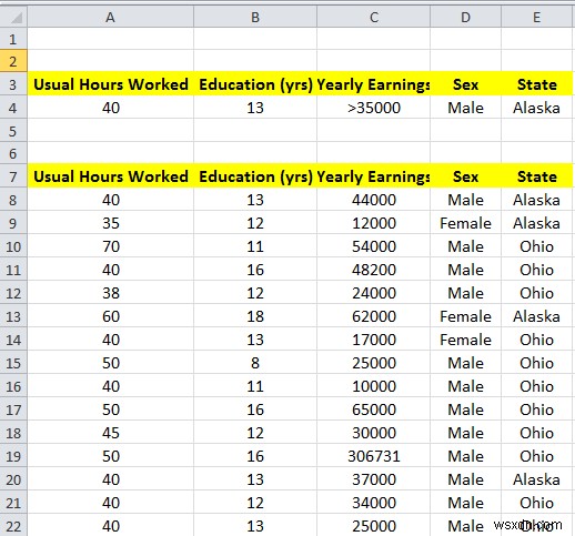 วิธีใช้ตัวกรองขั้นสูงใน Excel 