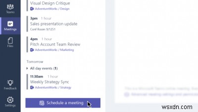 วิธีตั้งค่า กำหนดเวลา หรือเข้าร่วมการประชุม Microsoft Teams 