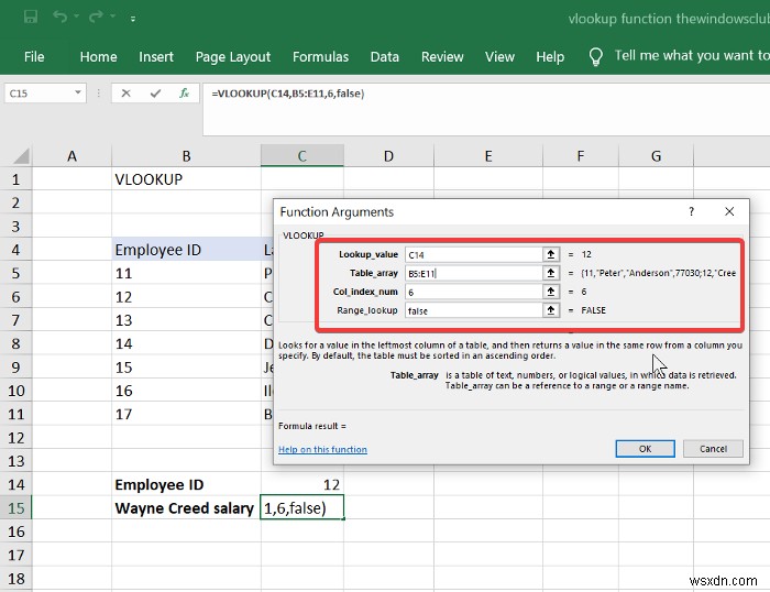 วิธีเขียน สร้าง และใช้ฟังก์ชัน VLOOKUP ใน Excel 