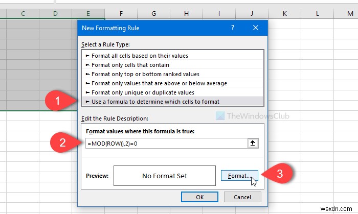 วิธีการใช้สีในแถวหรือคอลัมน์อื่นใน Excel 