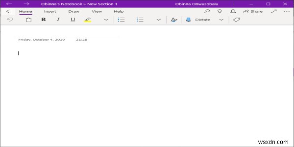 วิธีจดบันทึกด้วย OneNote ใน Windows 11/10 