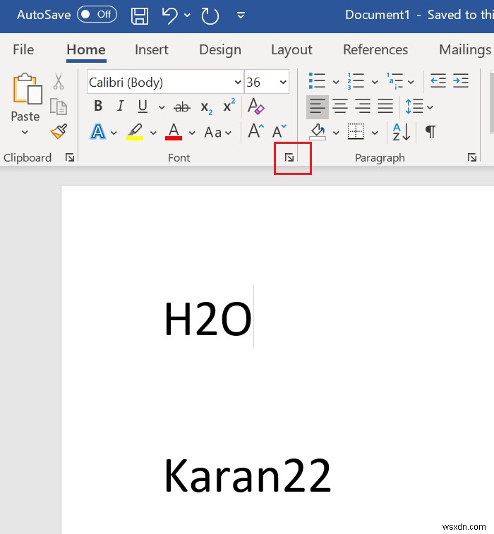 วิธีจัดรูปแบบข้อความเป็นตัวยกหรือตัวห้อยใน Word, Excel และ PowerPoint 