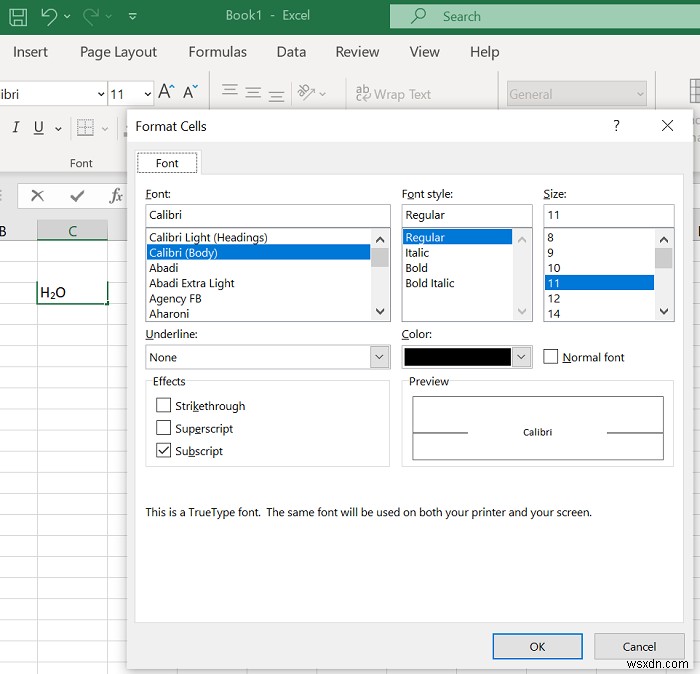 วิธีจัดรูปแบบข้อความเป็นตัวยกหรือตัวห้อยใน Word, Excel และ PowerPoint 