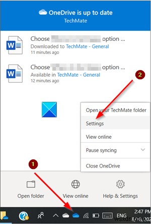 วิธีซิงค์ไฟล์ Teams กับแอปการซิงค์ OneDrive 