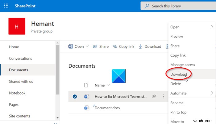 SharePoint ไม่สามารถเปิดเอกสาร Office ใน SharePoint Libraries 
