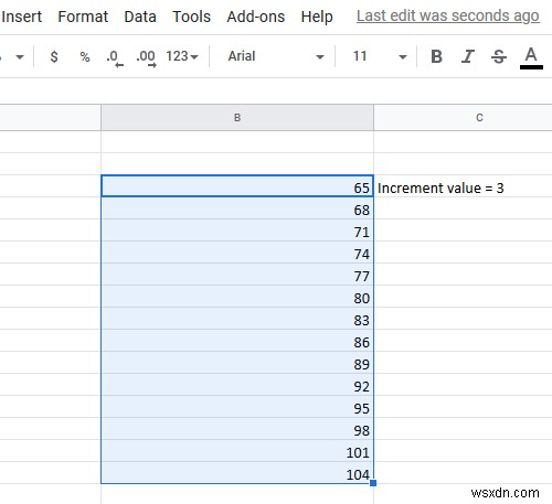 วิธีเติม Increment Cells ใน Excel . โดยอัตโนมัติ 