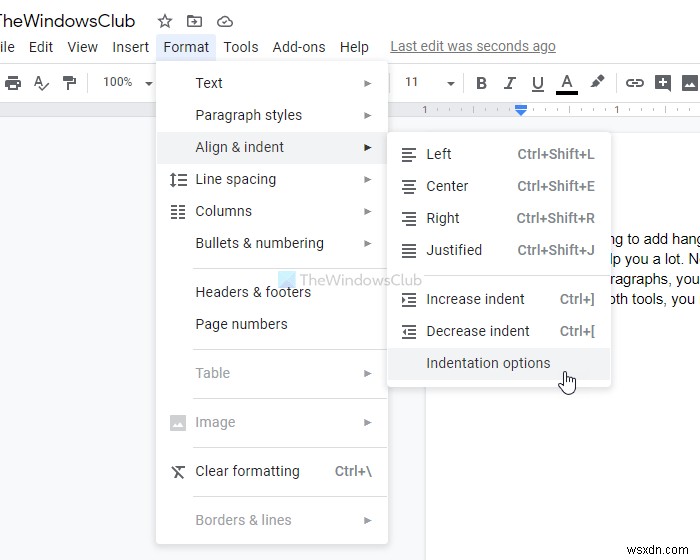 วิธีสร้าง Hanging Indent ใน Microsoft Word และ Google Docs 