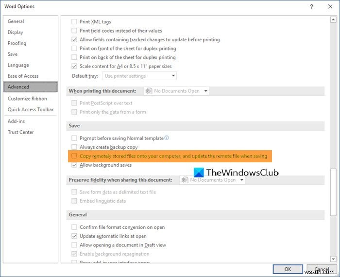 ไฮเปอร์ลิงก์ Microsoft Office Word หรือ Excel เปิดช้า 