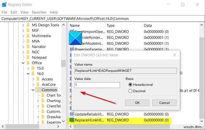 ไฮเปอร์ลิงก์ Microsoft Office Word หรือ Excel เปิดช้า 