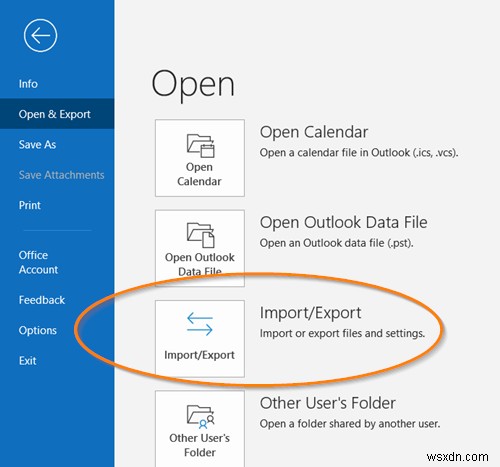 วิธีสำรองโฟลเดอร์อีเมล Outlook ไปยังเดสก์ท็อป Windows 10 