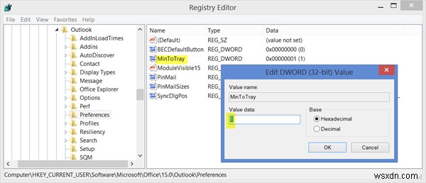 วิธีย่อ Outlook เป็น System Tray ใน Windows 11/10 