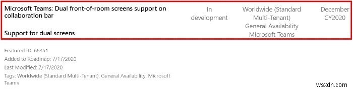 Microsoft Teams ให้ผู้ใช้เข้าร่วมการประชุมด้วยจอภาพสองจอ 