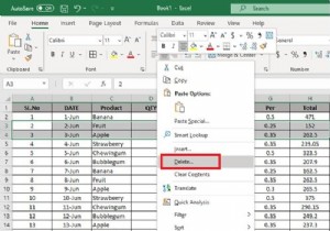 วิธีลบหลายแถวใน Microsoft Excel ในครั้งเดียว 
