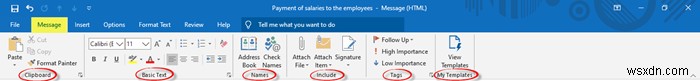วิธีสร้างอีเมลใหม่ในแอป Outlook โดยใช้ฟีเจอร์ต่างๆ 